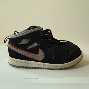 Nike Jordan mid black toddler size 10